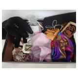 Assorted scarf & accessory lot