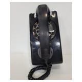 Vintage black rotary phone