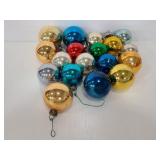 Antique mercury glass ornaments