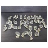 Lot of pendant crystals