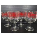 Vintage Miller High Life Beer glasses