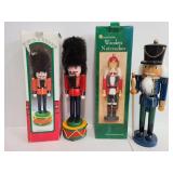 Two wood nutcrackers