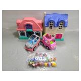 2 Fisher Price Little People playsets