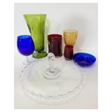 Anchor Hocking Royal ruby glass w/ misc glass