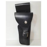 Black leather holster