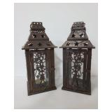 Two tealight lanterns