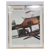 Framed Eberhart SE-5E Air Force plane photo