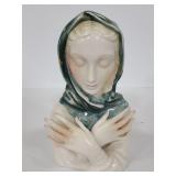 Cybis ceramic lady bust