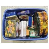 Lot of 11 Christmas tins w/ Holiday Gifts figure