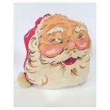 Vintage Santa Merry Christmas throw pillow