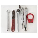 Lot of five Craftsman hand tools