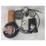 Lot of vintage motorcycle bike parts