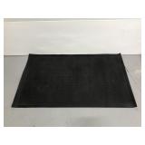 Black Rubber non skid shop mat
