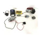 Assorted motors, battery & charger