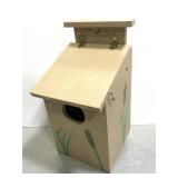Large 24in handcrafted wood birdhouse