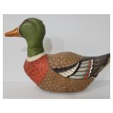 Mallard duck stuffed animal decoy