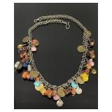 Unique vintage kitchen charm necklace