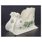 White Formalities ceramic Christmas sleigh