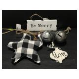 New farmhouse Christmas bells & ornaments