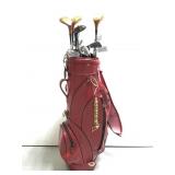 Vintage Ram golf bag with women