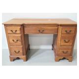 Vintage wood kneehole desk
