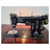 Vintage Necchi sewing machine table