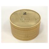 Vintage Bulova AT&T small gold toned alarm clock