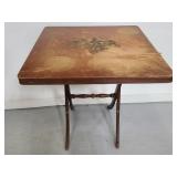 Antique wood folding table