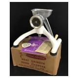 Magic Hostess vintage meat grinder & salad chef