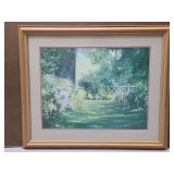 F. Krause 91 framed scenic print