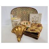 Vintage tray and decor collection