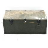 Vintage wooden trunk