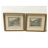 Pair of limited prints one signed