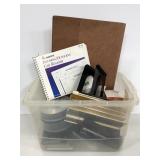 Lot of vintage home office items