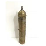 Vintage etched brass pepper mill made in Greece