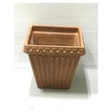 Square terracotta planter
