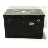 Large vintage wooden trunk