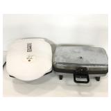 George Foreman tabletop grill & waffle maker