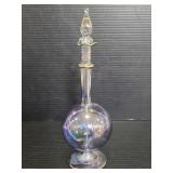 Art glass vintage perfume bottle