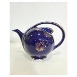 Hall blue ceramic teapot