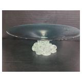 Art glass bowl with cane glass base