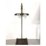 Black and gold metal FirePlace tool holder