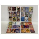 Collection of 35 vintage movie & TV show cards