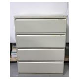 Large 4 drawer file cabinet