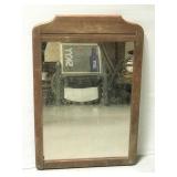 Vintage wooden framed mirror