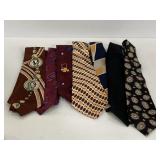 Collection of vintage neck ties