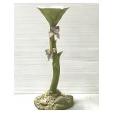 Acrylic flower gazing ball base