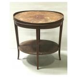 Vintage wooden end table or planter stand