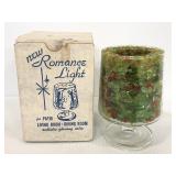 L.E. Smith Glass Co Romance Light candle holder