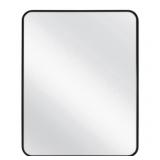 New Project 62 black rectangular wall mirror